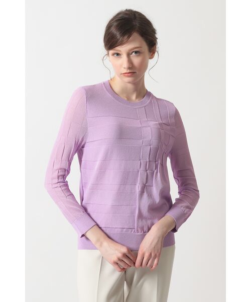 DAKS / ダックス その他トップス | リンクス柄チェック クルーネックプルオーバー | 詳細15