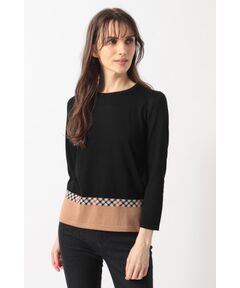 DAKS / ダックス その他トップス | ジャカード クルーネックプルオーバー