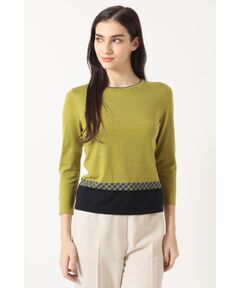 DAKS / ダックス その他トップス | ジャカード クルーネックプルオーバー