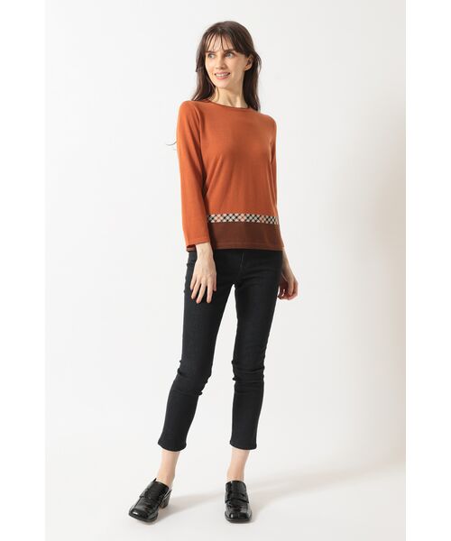 DAKS / ダックス その他トップス | ジャカード クルーネックプルオーバー | 詳細6