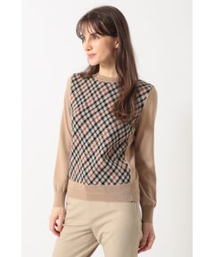 DAKS / ダックス その他トップス | チェック ジャカードプルオーバー