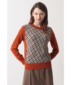 DAKS / ダックス その他トップス | チェック ジャカードプルオーバー