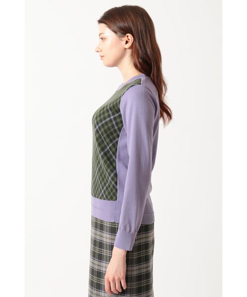DAKS / ダックス その他トップス | チェック ジャカードプルオーバー | 詳細1
