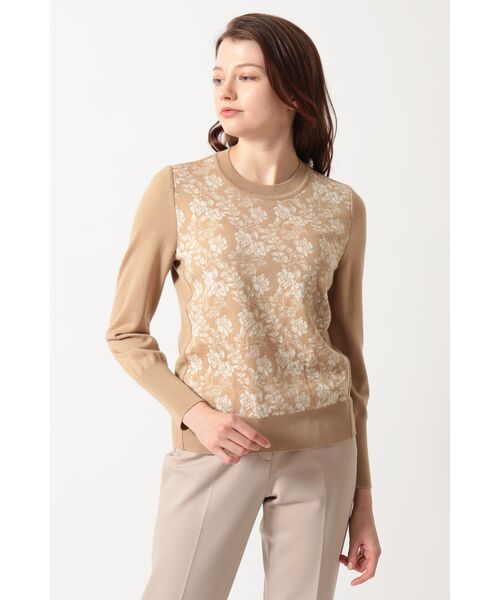 DAKS / ダックス その他トップス | グラフィックフローリア ジャカードポロニット(ベージュ)