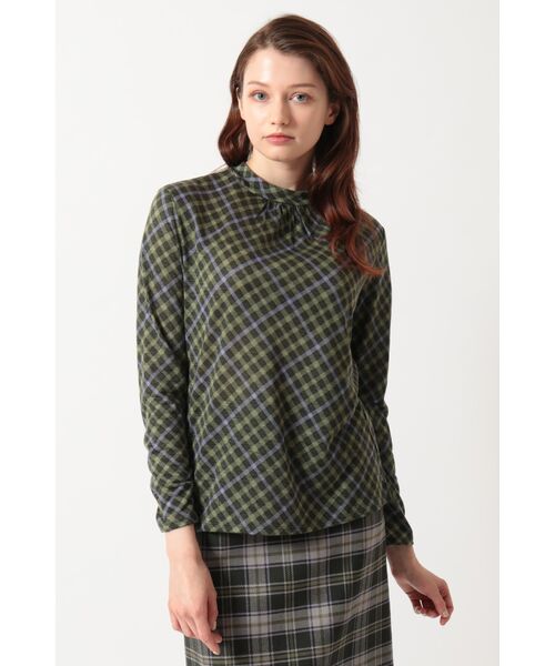 DAKS / ダックス その他トップス | ファインメリノ ハイネックカットソー(グリーン)