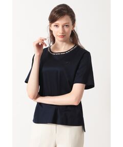 DAKS / ダックス その他トップス | ミニハウスチェック襟 Tシャツ