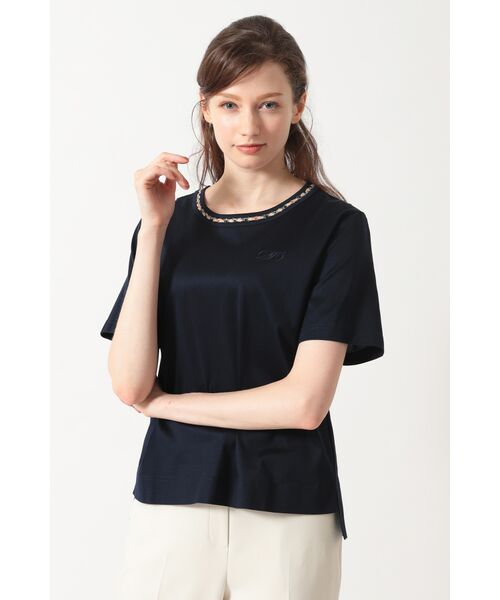 DAKS / ダックス その他トップス | ミニハウスチェック襟 Tシャツ | 詳細19