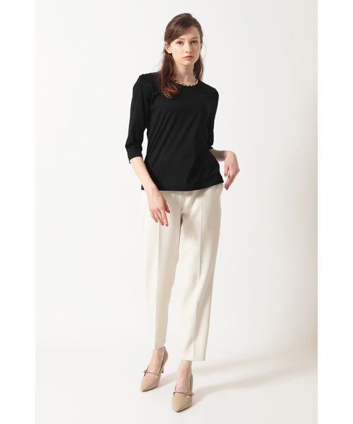 DAKS / ダックス その他トップス | ハウスチェックトリム七分袖カットソー | 詳細2