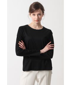 DAKS / ダックス その他トップス | ミニハウスチェック襟 ダブルカラーTシャツ