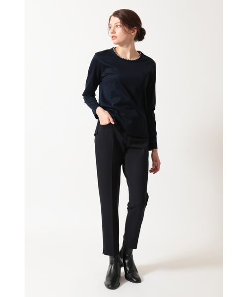 DAKS / ダックス その他トップス | ミニハウスチェック襟 ダブルカラーTシャツ | 詳細3