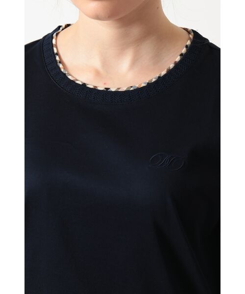 DAKS / ダックス その他トップス | ミニハウスチェック襟 ダブルカラーTシャツ | 詳細4