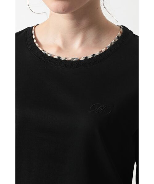 DAKS / ダックス その他トップス | ミニハウスチェック襟 ダブルカラーTシャツ | 詳細16