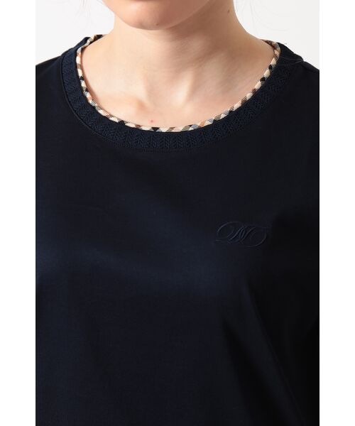 DAKS / ダックス その他トップス | ミニハウスチェック襟 ダブルカラーTシャツ | 詳細11