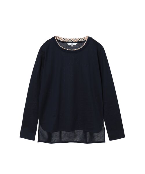 DAKS / ダックス その他トップス | ミニハウスチェック襟 ダブルカラーTシャツ | 詳細14