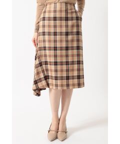 DAKS / ダックス ロング・マキシ丈スカート | アシンメトリーフレア タイトスカート