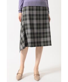 DAKS / ダックス ロング・マキシ丈スカート | アシンメトリーフレア タイトスカート