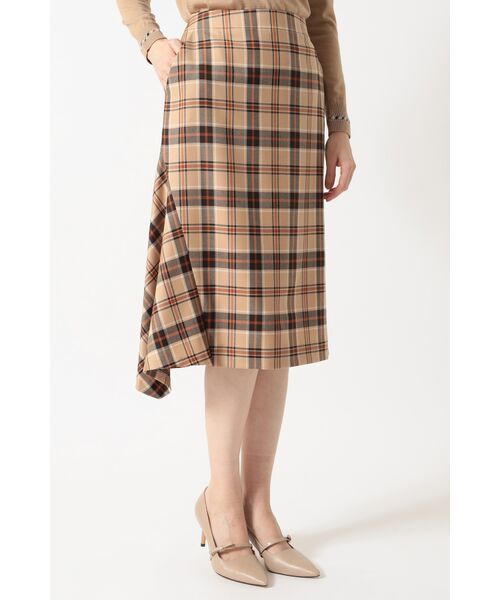 DAKS / ダックス ロング・マキシ丈スカート | アシンメトリーフレア タイトスカート | 詳細12