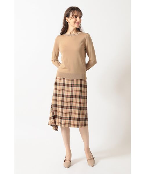 DAKS / ダックス ロング・マキシ丈スカート | アシンメトリーフレア タイトスカート | 詳細3