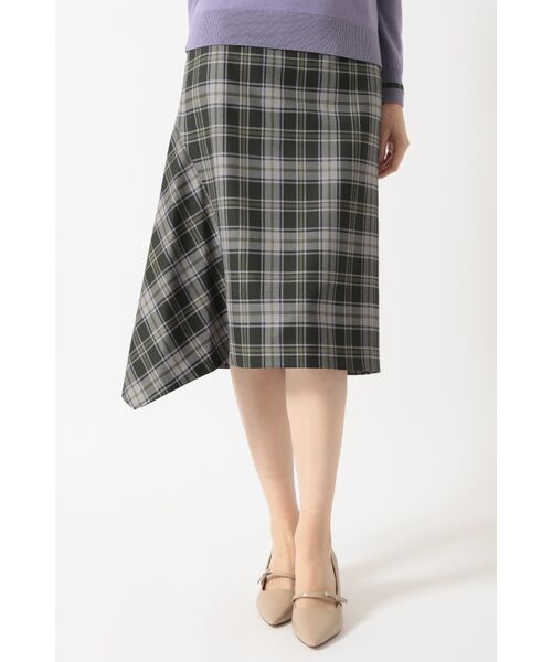 DAKS / ダックス ロング・マキシ丈スカート | アシンメトリーフレア タイトスカート | 詳細8