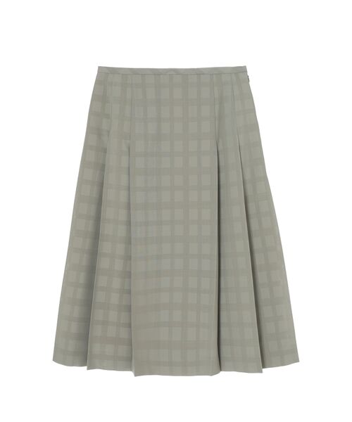 DAKS / ダックス ロング・マキシ丈スカート | ビッグシャドーチェック セミフレアプリーツスカート | 詳細11