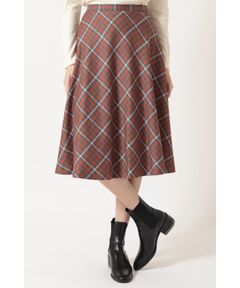 DAKS / ダックス ロング・マキシ丈スカート | ハウスチェック フレアスカート