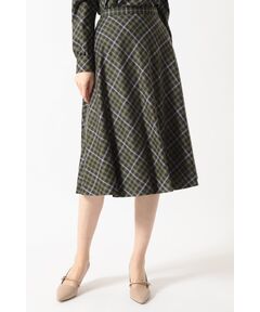 DAKS / ダックス ロング・マキシ丈スカート | ハウスチェック フレアスカート