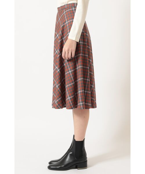 DAKS / ダックス ロング・マキシ丈スカート | ハウスチェック フレアスカート | 詳細1