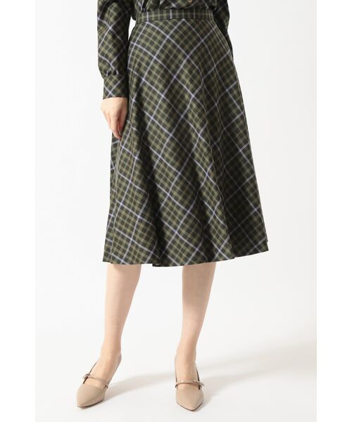 DAKS / ダックス ロング・マキシ丈スカート | ハウスチェック フレアスカート | 詳細12
