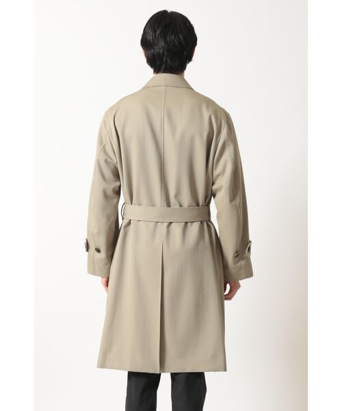 DAKS / ダックス その他アウター | ウールギャバジン オーバーサイズステンカラーコート | 詳細1