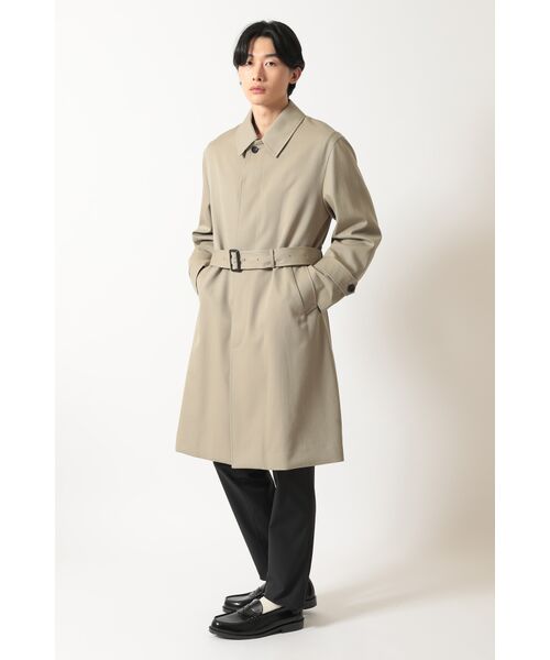 DAKS / ダックス その他アウター | ウールギャバジン オーバーサイズステンカラーコート | 詳細3