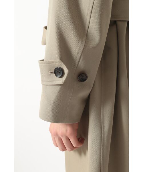 DAKS / ダックス その他アウター | ウールギャバジン オーバーサイズステンカラーコート | 詳細5