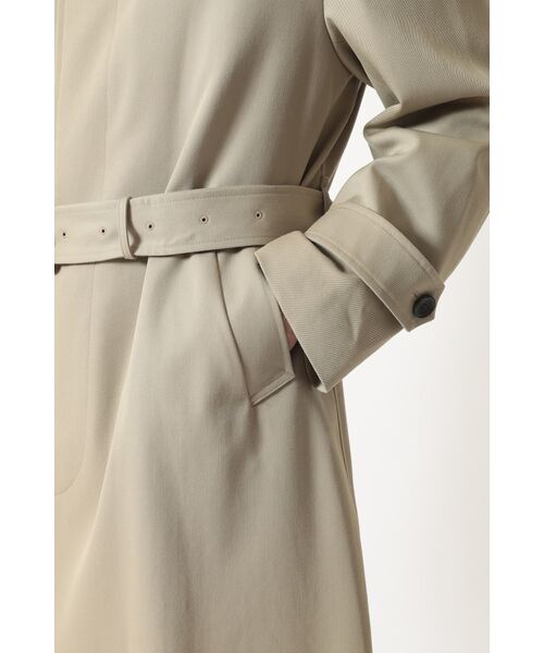 DAKS / ダックス その他アウター | ウールギャバジン オーバーサイズステンカラーコート | 詳細6