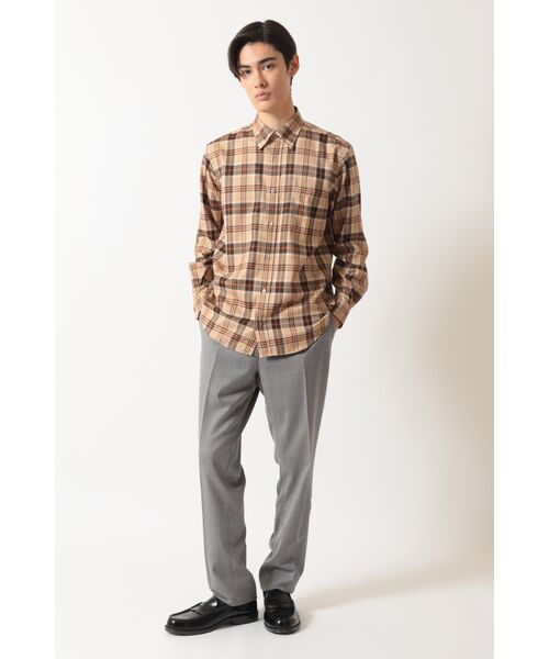 DAKS / ダックス シャツ・ブラウス | ウールハウスタータン 隠しボタンダウンシャツ | 詳細3