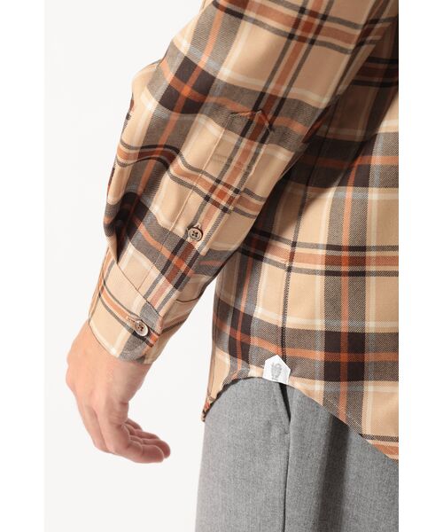 DAKS / ダックス シャツ・ブラウス | ウールハウスタータン 隠しボタンダウンシャツ | 詳細6
