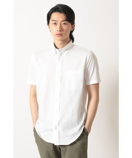 DAKS/ダックス チェックカラー ボタンダウンシャツ ホワイト 50 DAKS/ダックス チェックカラー ボタンダウンシャツ ホワイト 50