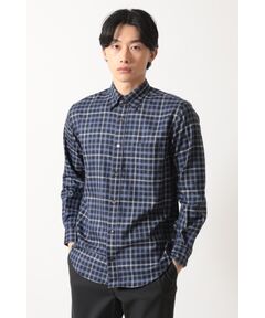 DAKS / ダックス シャツ・ブラウス | ウールチェック 隠しボタンダウンシャツ