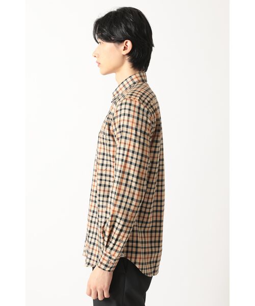 DAKS / ダックス シャツ・ブラウス | ウールチェック 隠しボタンダウンシャツ | 詳細1