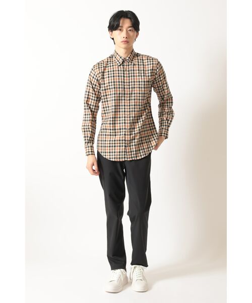 DAKS / ダックス シャツ・ブラウス | ウールチェック 隠しボタンダウンシャツ | 詳細3