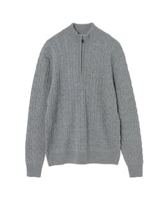 DAKS / ダックス その他トップス | メリノウール ケーブルジップアップニット