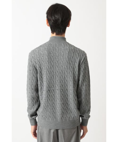 DAKS / ダックス その他トップス | メリノウール ケーブルジップアップニット | 詳細2