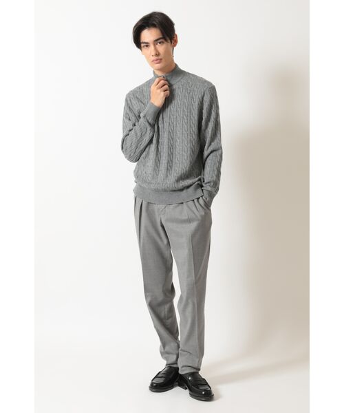 DAKS / ダックス その他トップス | メリノウール ケーブルジップアップニット | 詳細3