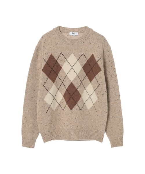 DAKS / ダックス その他トップス | BUCOLIC アーガイルセーター（ベージュ）