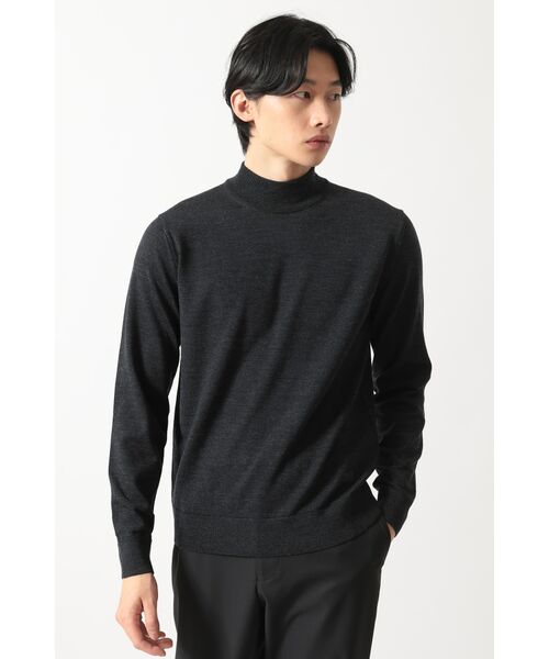 DAKS / ダックス その他トップス | モックネック ニットプルオーバー（チャコールグレー）