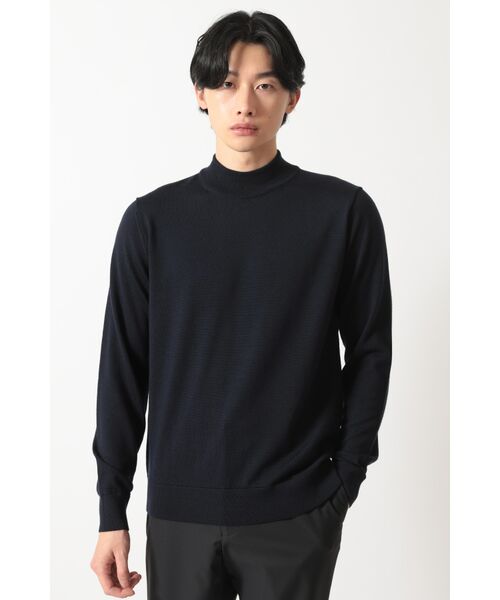 DAKS / ダックス その他トップス | モックネック ニットプルオーバー（ネイビー）