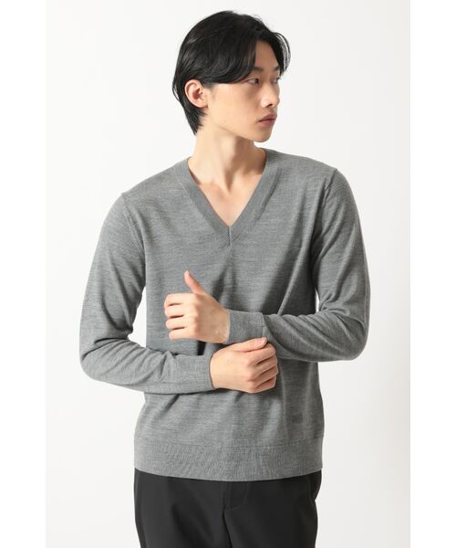 DAKS / ダックス その他トップス | Vネック ニットプルオーバー（グレー）