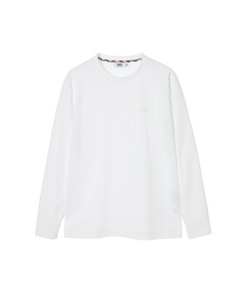 DAKS/ダックス エンボスロゴ ロングTシャツ ホワイト 50