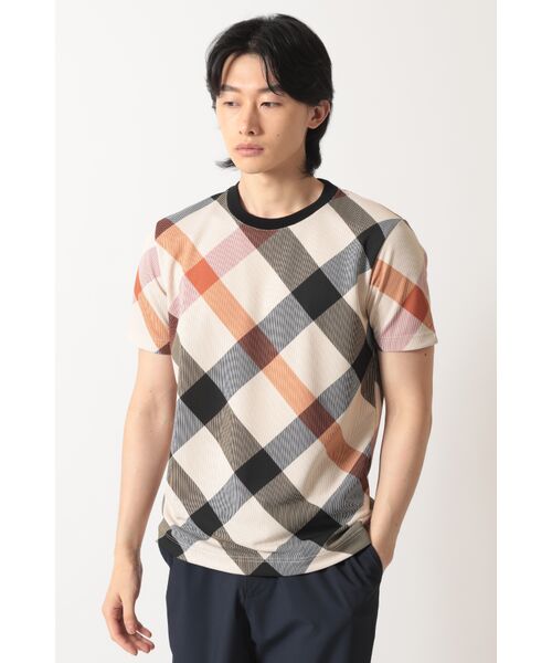 DAKS / ダックス その他トップス | メガチェック カノコTシャツ | 詳細14