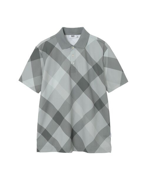 DAKS / ダックス その他トップス | メガチェック カノコポロシャツ(グレー)