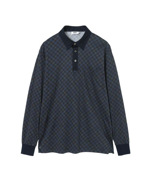DAKS / ダックス その他トップス | バイヤスチェック スムースポロ(ブラック)