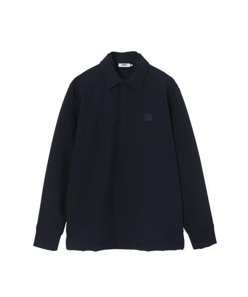 DAKS/ダックス ダブルカラー スポーティーポロ ブラック 50 DAKS/ダックス ダブルカラー スポーティーポロ ブラック 50